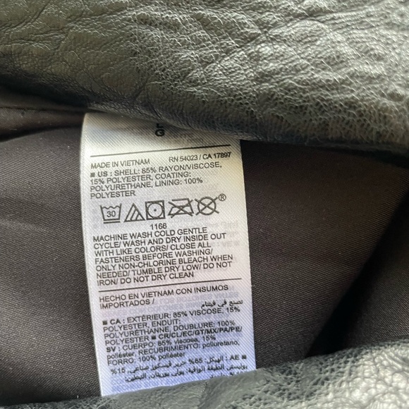 Mini Pencil Skirt Old Navy Heritage Faux Leather Size Large - Picture 7 of 9